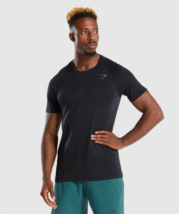 Panske Tricka Gymshark Apex Perform Čierne | MZ6205874